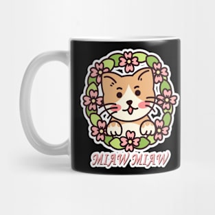 Cat Miaw,lovely cat, cute cat Mug